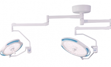 Đèn mổ treo trần 2 nhánh 160+80